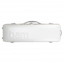 BAM Graffiti Hightech Oblong Violin Case, White & Orange