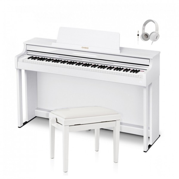 Casio AP 550 Digital Piano Package, White