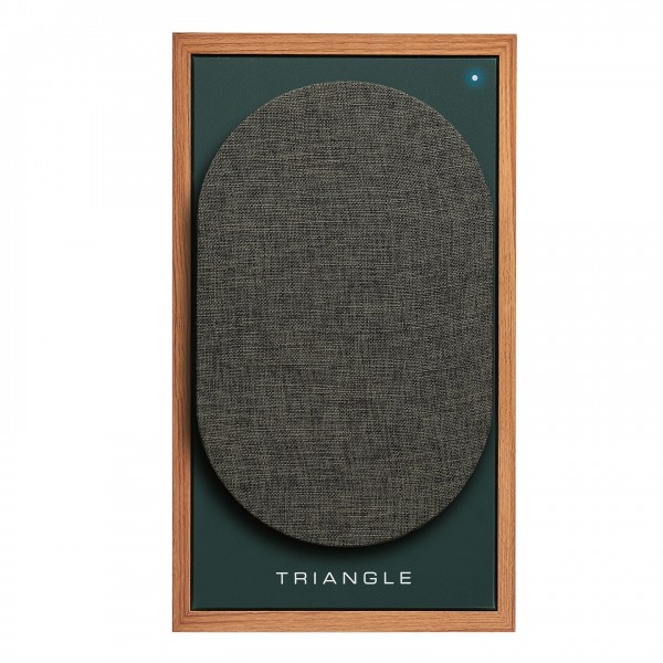 Triangle Borea BR02 Connect Active Speakers (Pair), Oak Green Grille View 2