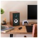 Triangle Borea BR02 Connect Active Speakers (Pair), Oak Green Lifestyle View 2