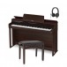 Casio Zestaw pianina cyfrowego AP-550, brązowy