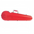 BAM Graffiti Hightech Contoured Viola Case, Raspberry Red & Silver