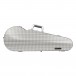 BAM Cabourg Hightech Contoured Viola Case, Silver, Limited Edition - Front