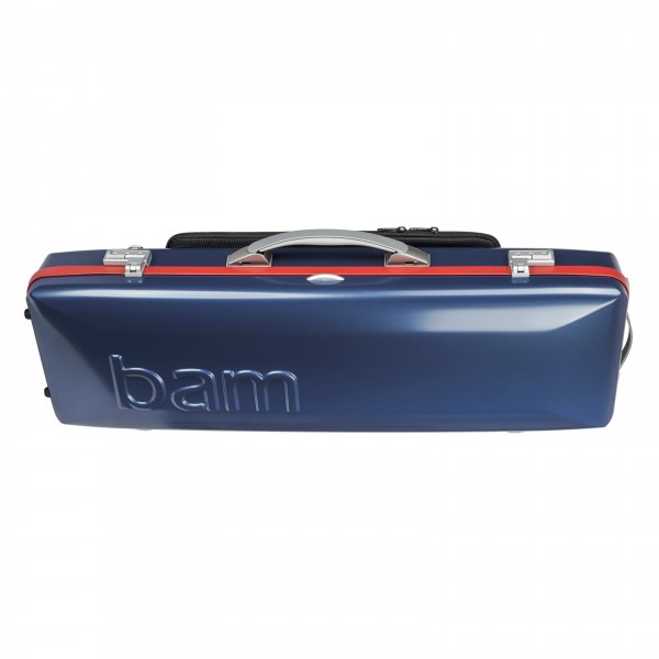 BAM Graffiti Hightech Oblong Viola Case, Blue & Red - Angle
