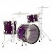 Ludwig Vistalite 22'' FAB 3pc Shell Pack, Purple