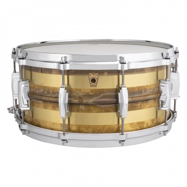 Ludwig 14 x 6.5'' Raw Bronze Striped Snare