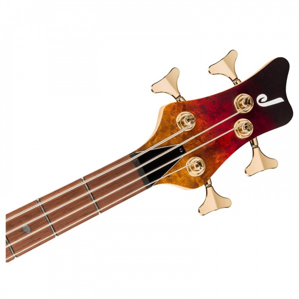 Jackson Pro Series Spectra Bass SBP IV, Firestorm Fade headstock