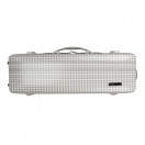 BAM Cabourg Hightech Oblong Violin Case, Silver, Limited Edition