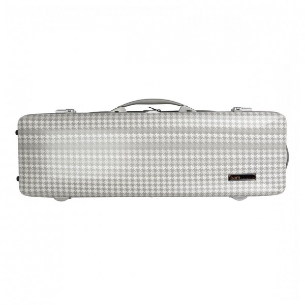 BAM Cabourg Hightech Oblong Violin Case, Silver, Limited Edition