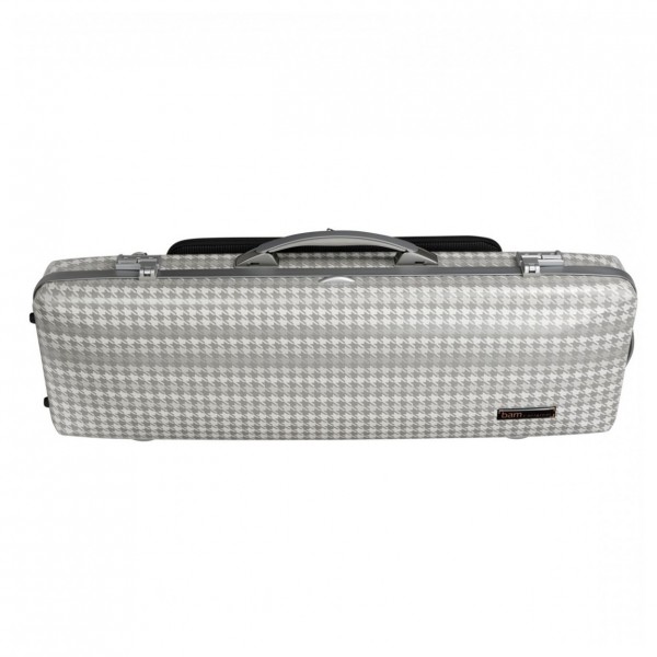 BAM Cabourg Hightech Oblong Violin Case, Silver, Limited Edition - Side