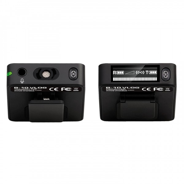 NUX B-10 Vlog 2.4GHz Microphone System - Pair, Top