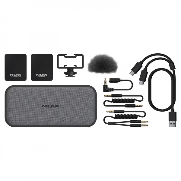NUX B-10 Vlog 2.4GHz Microphone System - Full System