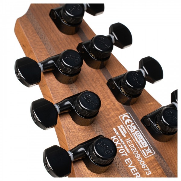 Cort KX707 Evertune w/Bag, Open Pore Black at Gear4music