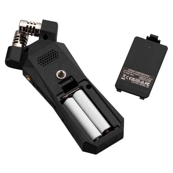 Zoom H1essential 32-Bit Float Stereo Recorder - Battery Compartment