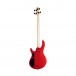 Cort C4 Deluxe, Candy Red - Back, Angled