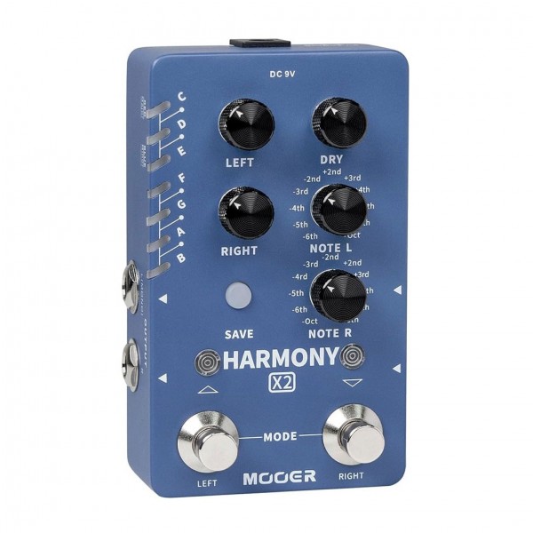 Mooer X2 Harmony Dual Channel Harmonizer Pedal