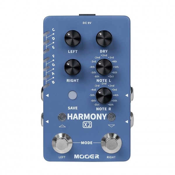 Mooer X2 Harmony Dual Channel Harmonizer Pedal
