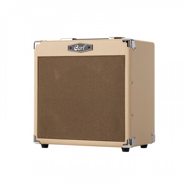 Cort CM15R 15w Practice Amp, White Sand