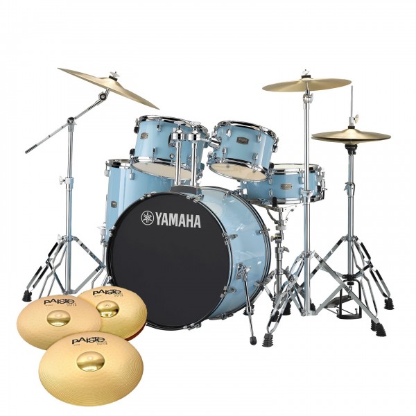 Yamaha Rydeen 22" Drum Kit w/Cymbals, Gloss Pale Blue
