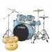 Yamaha Rydeen 22-tum Trumset m/ Cymbaler, Gloss Pale Blue