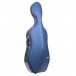 BAM L'Etoile Hightech Slim Cello Case, Ocean Blue - Angled