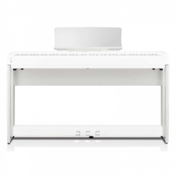 Kawai HM5 Wooden Stand for ES520 and ES920 Digital Piano, White - Front With Piano (Piano and Pedal Unit Not Included)