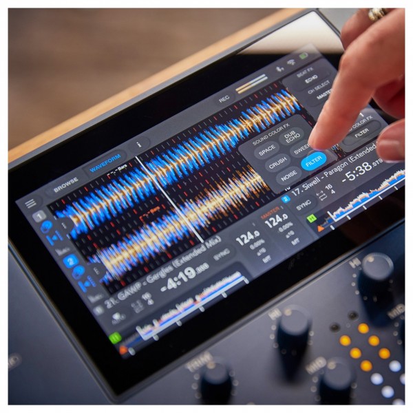 AlphaTheta OMNIS-DUO Wireless All-In-One DJ System - Detail