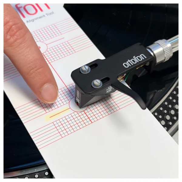 Ortofon Premium Cartridge Alignment Tool - lifestyle