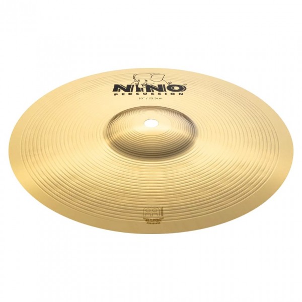 NINO Percussion 10" Cymbal Pair, MS63 Brass Alloy - Top