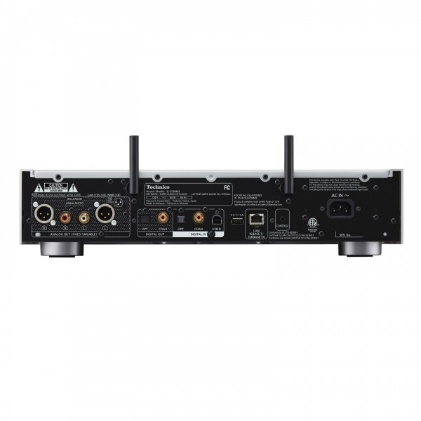 Technics SL-G700M2E Network/ Super Audio CD Player, Rear View