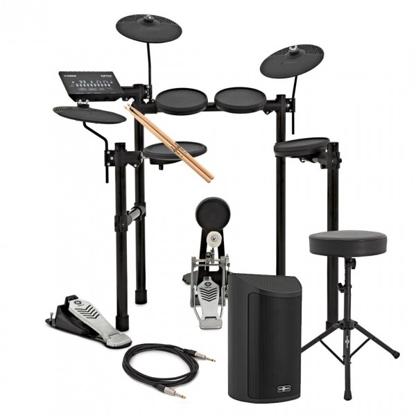 Yamaha DTX452K Electronic Drum Kit with Sticks, Stool + Amp