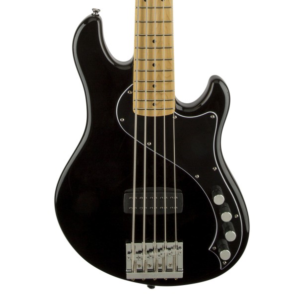 Squier by Fender Deluxe Dimension 5 String Bass V, Black at Gear4music