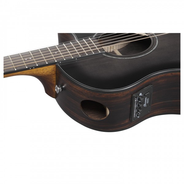 Ibanez AAM70CE-TBN, Transparent Charcoal Burst