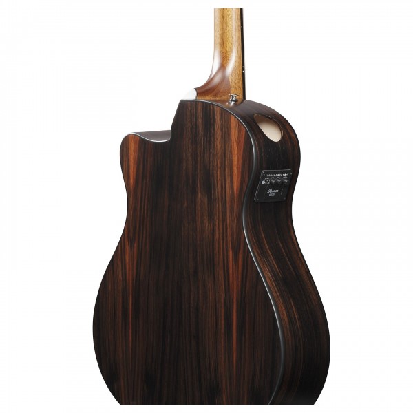 Ibanez AAM70CE-TBN, Transparent Charcoal Burst