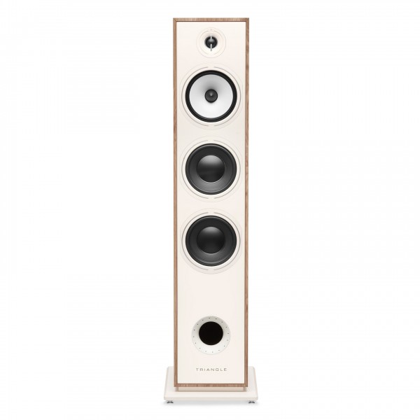 Triangle Borea BR08 Floorstanding Speaker, Light Oak Front View