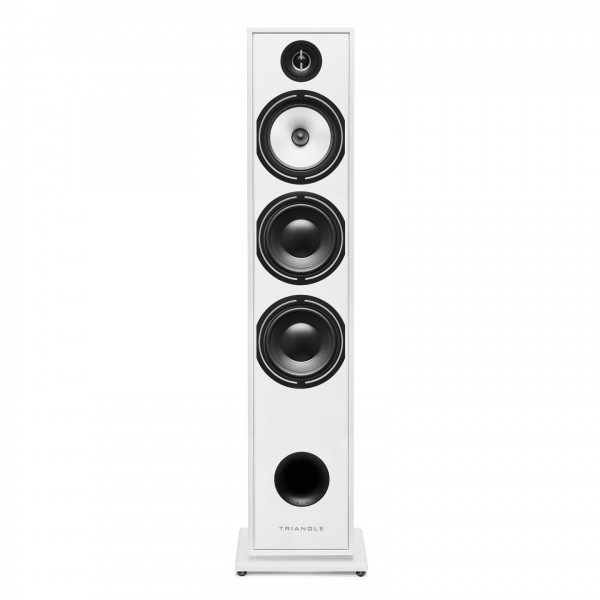 Triangle Borea BR08 Floorstanding Speaker, White Front View