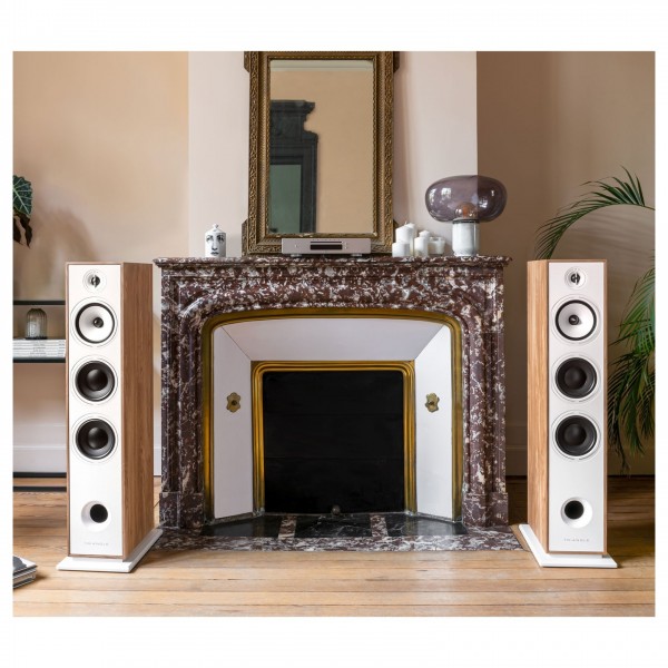 Triangle Borea BR08 Floorstanding Speakers (Pair), Light Oak