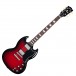Gibson SG Standard '61 Stop Bar, Cardinal Red Burst