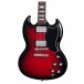 Gibson SG Standard '61 Stop Bar, Cardinal Red Burst body