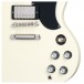 Gibson SG Standard '61 Stop Bar, Classic White controls