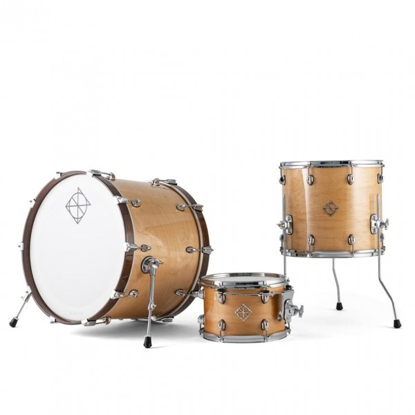 Dixon Cornerstone Hybrid 22'' 3pc Shell Pack, Natural Maple Gloss