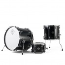 Dixon Cornerstone Hybrid 22'' 3pc Shell Pack, Piano Black Gloss