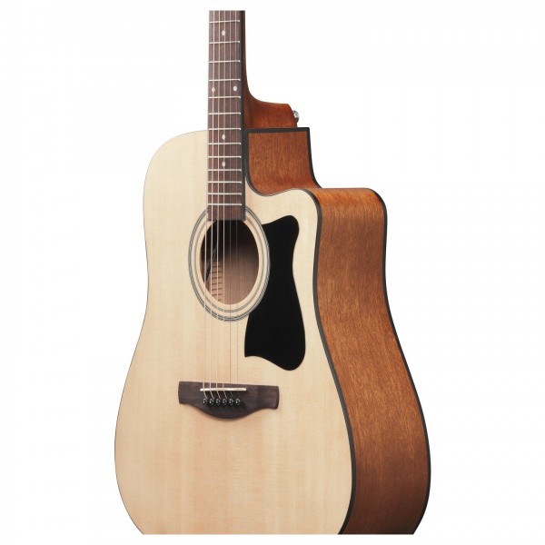 Ibanez V40CE-OPN, Open Pore Natural - Body, Angled Front