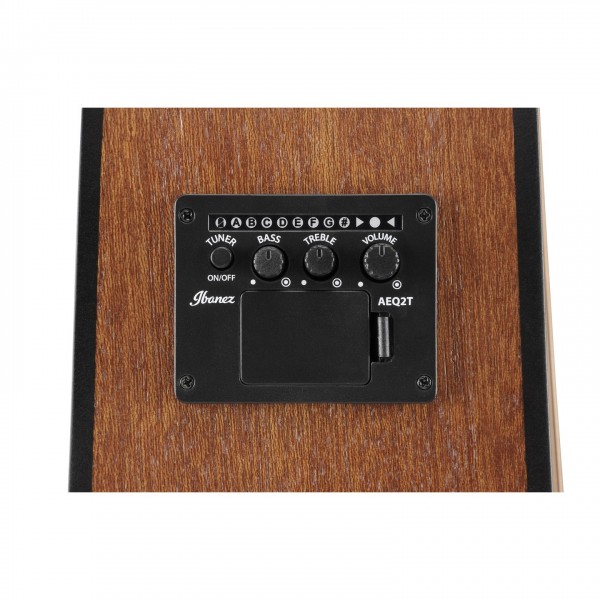 Ibanez V40CE-OPN, Open Pore Natural - Preamp Controls