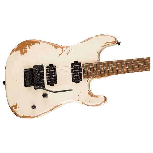 Charvel Pro-Mod Relic San Dimas Style 1 HH FR PF, Weathered White
