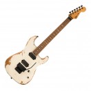 Charvel Pro-Mod Relic San Dimas Style 1 HH FR PF, Weathered White