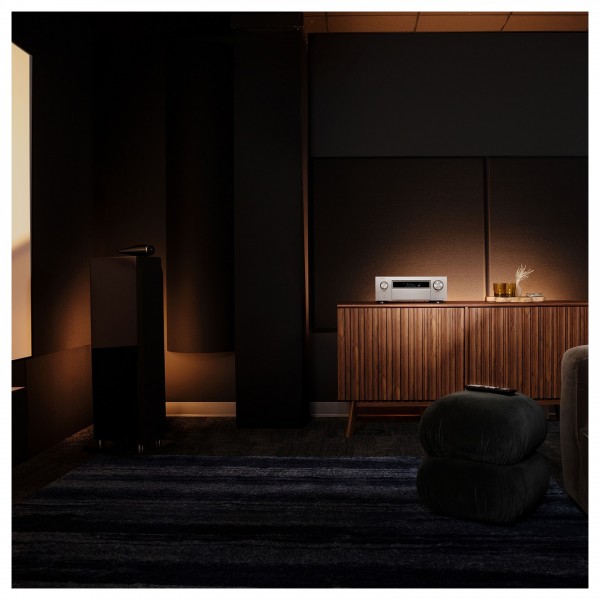 Denon AVC-X6800H 11.4 Channel 8K AV Amplifier, Silver - lifestyle