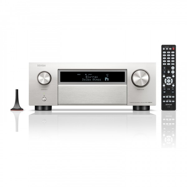 Denon AVC-X6800H 11.4 Channel 8K AV Amplifier, Silver