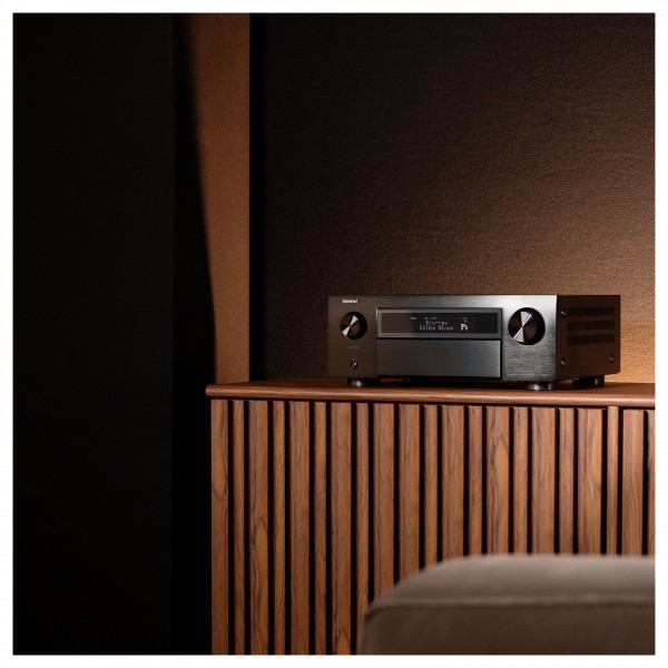 Denon AVC-X6800H 11.4 Channel 8K AV Amplifier, Black - lifestyle