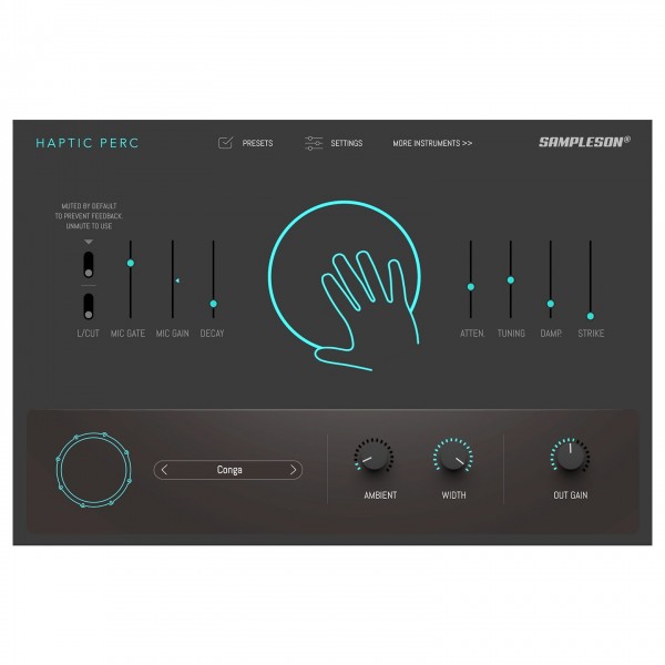 Sampleson Haptic Perc